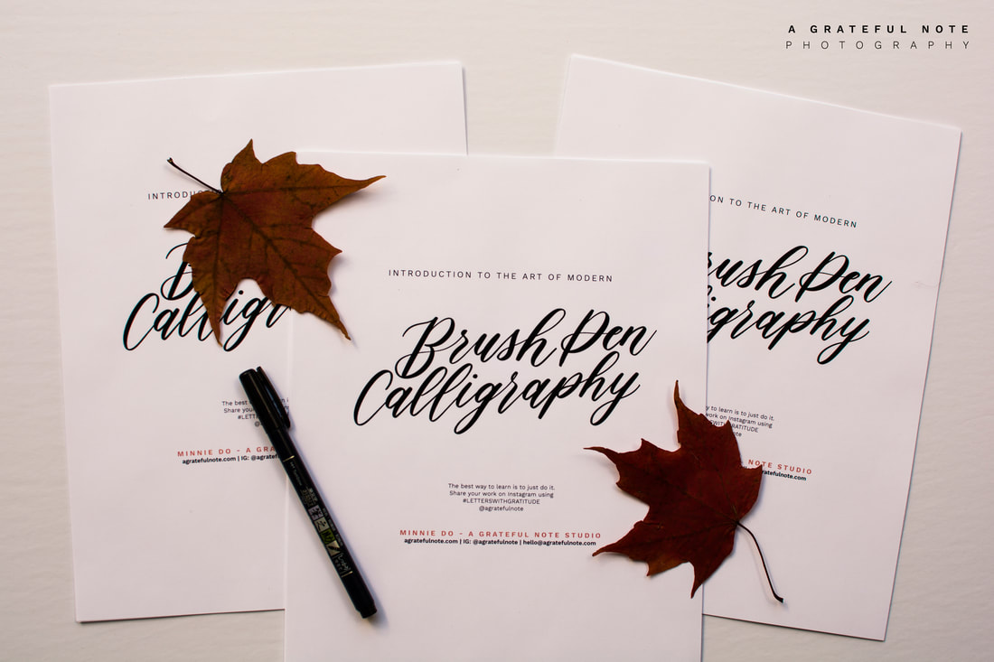Learn Calligraphy In A Modern Way - Guide + Workbook
