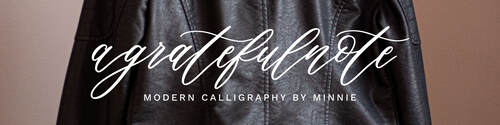 A GRATEFUL NOTE - TORONTO CALLIGRAPHY ENGRAVING + GRAPHIC DESIGN SERVICES